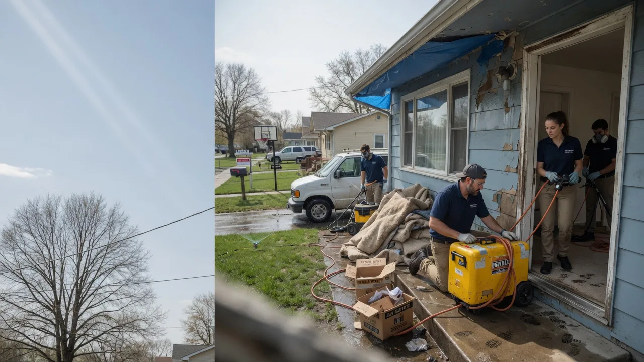 Basement Flood Cleanup in Sweeny, TX near me